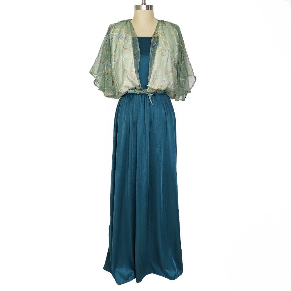 Vintage 1970s Prom Dress